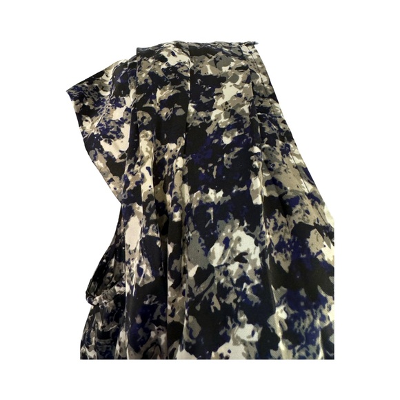 H&M black/grey/white/Navy cap sleeve knee length dress. Size 12. Classic - Picture 3 of 8